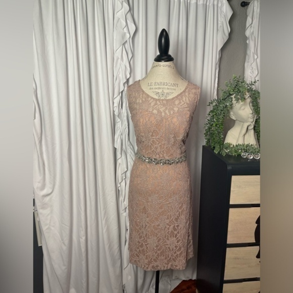 City Triangles Tan Formal Dress Size 18